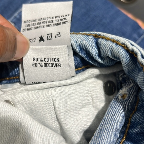 Lovers + Friends Button Fly Reece High Rise Slim Straight Denim Jeans Sz 30 - Picture 11 of 11